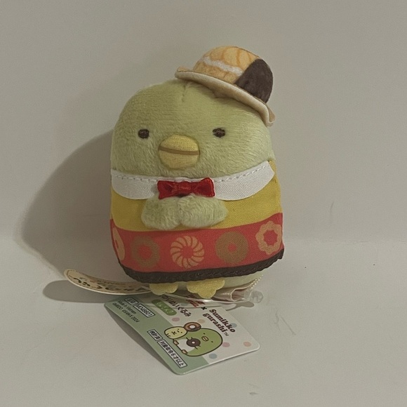 Sumikko Gurashi Mister Donut Penguin Mini Tenori Plush - Picture 1 of 5